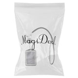 Maxbell 2pieces Rhinestone Lanyard with Retractable Reel Vertical ID Badge Holder