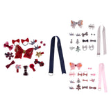 Maxbell 16 Pieces Kids Baby Girl Bow Hair Clips Flower Barrette Pins Gift 16 Pcs-Red - Aladdin Shoppers