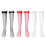 Maxbell Maxbell Sexy Women Mesh Long Socks Thigh High Stocking With Lace Flower Black