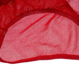 Maxbell Mens Bikini Briefs Underpants Mesh See Through Sexy Pants Glitter XL red - Aladdin Shoppers