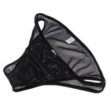 Maxbell Mens Bikini Briefs Underpants Mesh See Through Sexy Pants Glitter XL black - Aladdin Shoppers