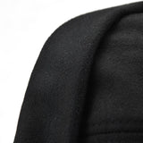 Maxbell 2 Pieces Retro Eaves Flange Landlord Biker Caps Fashion Docker Beanie Black