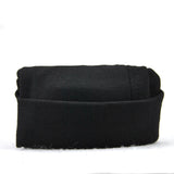 Maxbell 2 Pieces Retro Eaves Flange Landlord Biker Caps Fashion Docker Beanie Black