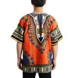Maxbell 2 Pieces Unisex African Dress Cotton Dashiki Ethnic Caftan Rappers Shirt