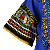 Maxbell 2 Pieces Unisex African Dress Cotton Dashiki Ethnic Caftan Rappers Shirt