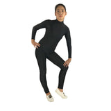 Maxbell Adult Spandex Bodysuit Catsuit Dance Costume Stretchy Unitard Black L - Aladdin Shoppers