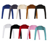 Maxbell 3 Pieces Elegant Long Sleeve Arm Cover Shrug Hijab Muslim