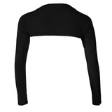 Maxbell Black Red Women One-piece Long Sleeve Arm Cover Shrug Bolero Hijab Muslim