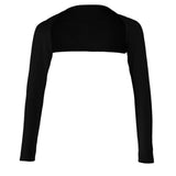 Maxbell Black Red Women One-piece Long Sleeve Arm Cover Shrug Bolero Hijab Muslim