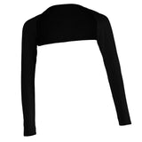 Maxbell Black Red Women One-piece Long Sleeve Arm Cover Shrug Bolero Hijab Muslim