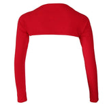 Maxbell Black Red Women One-piece Long Sleeve Arm Cover Shrug Bolero Hijab Muslim