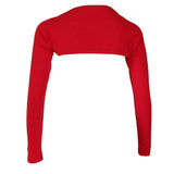 Maxbell Black Red Women One-piece Long Sleeve Arm Cover Shrug Bolero Hijab Muslim