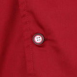 Maxbell Unisex Chef Jacket Mesh Short Sleeves Hotel Kitchen Chefwear Coat M Red - Aladdin Shoppers