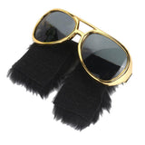 Maxbell 2 Novelty Red Lips Sunglasses Beard Glasses 70s Disco Costume