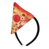 Maxbell 2 Pieces Pizza Headband Women Girls Halloween Fancy Dress Party Hairbands