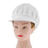 Maxbell 10 Piece Adjustable Elastic Cook Chef Cap Unisex White Dustproof Cooking Hat