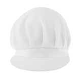 Maxbell 10 Piece Adjustable Elastic Cook Chef Cap Unisex White Dustproof Cooking Hat
