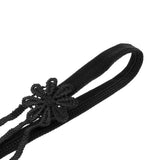 Maxbell Maxbell Women Sexy Embroidered Heart Shaped Lace Underwear G-string Briefs Black