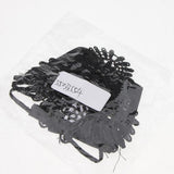 Maxbell Maxbell Women Sexy Embroidered Heart Shaped Lace Underwear G-string Briefs Black