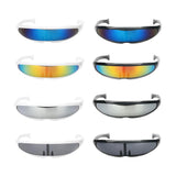 Maxbell 5x Futuristic Soldier Glasses Space Alien Robot Sunglass Cosplay Photo Props