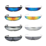 Maxbell 5x Futuristic Soldier Glasses Space Alien Robot Sunglass Cosplay Photo Props