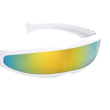 Maxbell 3Pcs Futuristic Space Alien Eyeglasses Funny Cosplay Party Robot Sunglasses