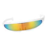 Maxbell 5x Futuristic Soldier Glasses Space Alien Robot Sunglass Cosplay Photo Props