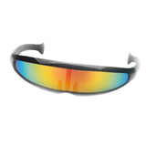 Maxbell 5x Futuristic Soldier Glasses Space Alien Robot Sunglass Cosplay Photo Props