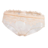 Maxbell Sexy Sheer Mesh Panties Low Rise Briefs Underwear Lingerie Beige - Aladdin Shoppers