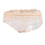 Maxbell Sexy Sheer Mesh Panties Low Rise Briefs Underwear Lingerie Beige - Aladdin Shoppers