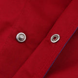 Maxbell Women Men Chef Jackets Coat Short Sleeves Shirt Kitchen Uniforms XXL Red
