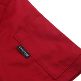 Maxbell Women Men Chef Jackets Coat Short Sleeves Shirt Kitchen Uniforms XXL Red