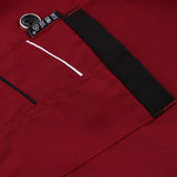 Maxbell 2 Pieces Chef Jacket Uniform Short Sleeves Hotel Kitchen Apparel Cook Coat