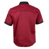 Maxbell 2 Pieces Chef Jacket Uniform Short Sleeves Hotel Kitchen Apparel Cook Coat