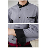 Maxbell 2 Pieces Chef Jacket Uniform Short Sleeves Hotel Kitchen Apparel Cook Coat