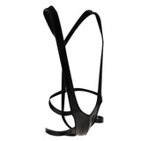 Maxbell Sexy Black Stretch Mankini Thong Underwear Lingerie Bodysuit Body Harness - Aladdin Shoppers
