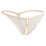 Maxbell Sexy Women Sheer Lace Bra Panties Thong Lingerie Set Nightwear Beige - Aladdin Shoppers
