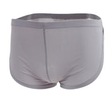 Men's Side Split Solid Briefs Bulge Pouch Boxers Underwear Panties XL Gray