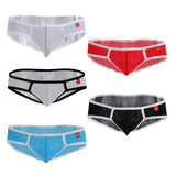 Maxbell Maxbell Sexy Mens Soft Modal Briefs U Shape Bulge Pouch Underwear Underpants L Blue