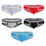 Maxbell Maxbell Sexy Mens Soft Modal Briefs U Shape Bulge Pouch Underwear Underpants L Blue