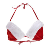 Maxbell 4 Pieces Sexy Womens Christmas Cosplay Costume Outfit Naughty Lingerie Set