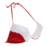 Maxbell 4 Pieces Sexy Womens Christmas Cosplay Costume Outfit Naughty Lingerie Set