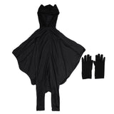 Maxbell Kids Bat Halloween Costume Spandex Hooded Jumpsuit with Wing Girls Boys S