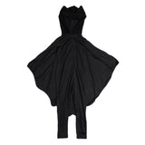 Maxbell Kids Bat Halloween Costume Spandex Hooded Jumpsuit with Wing Girls Boys S