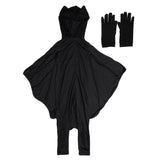 Maxbell Kids Bat Halloween Costume Spandex Hooded Jumpsuit with Wing Girls Boys S