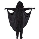 Maxbell Kids Bat Halloween Costume Spandex Hooded Jumpsuit with Wing Girls Boys S