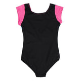 Maxbell Girl's Gymnastics Leotards Sleeved Ballet Dance Athletic Bodysuit 6(5-6Y)