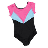 Maxbell Girl's Gymnastics Leotards Sleeved Ballet Dance Athletic Bodysuit 6(5-6Y)