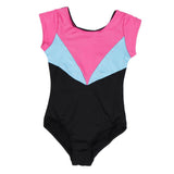Maxbell Girl's Gymnastics Leotards Sleeved Ballet Dance Athletic Bodysuit 6(5-6Y)