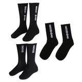 Maxbell Cotton Mens Wedding Groom Socks Breathable Short Crew Socks Black GROOM